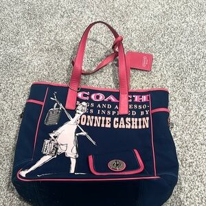 Coach tote with wristlet - inspired by Bonnie Cashin